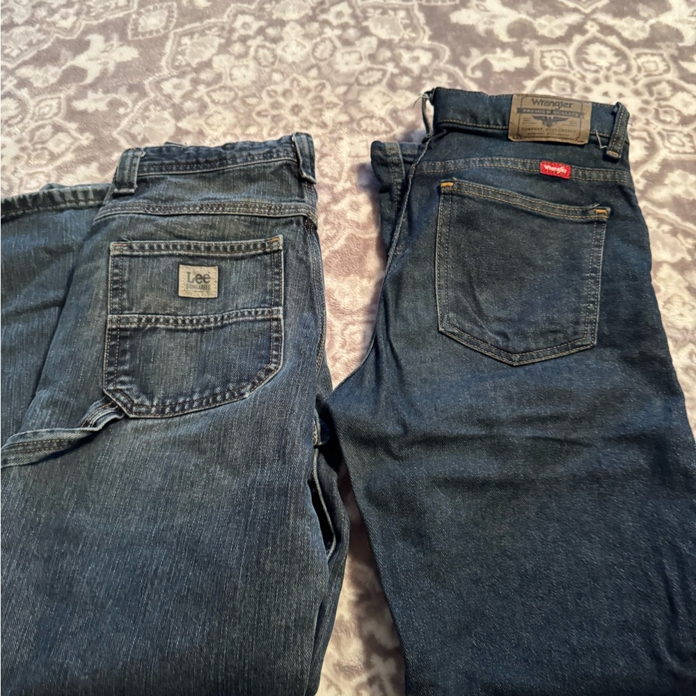 Boys Jeans Wrangler Lee - Size 14 Regular